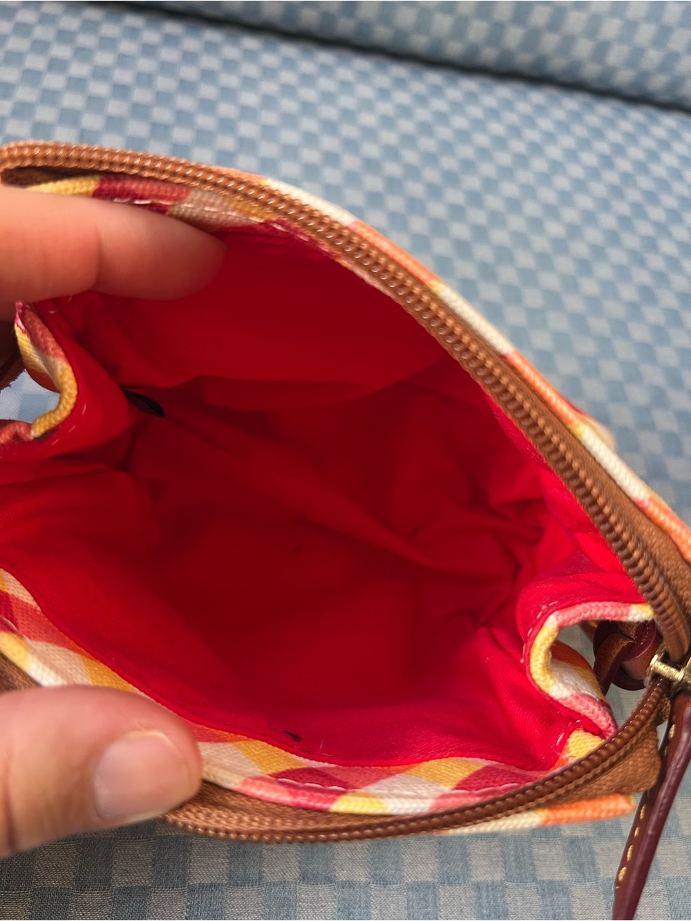 Dooney & Bourke Plaid Pouch - Picture 4 of 10